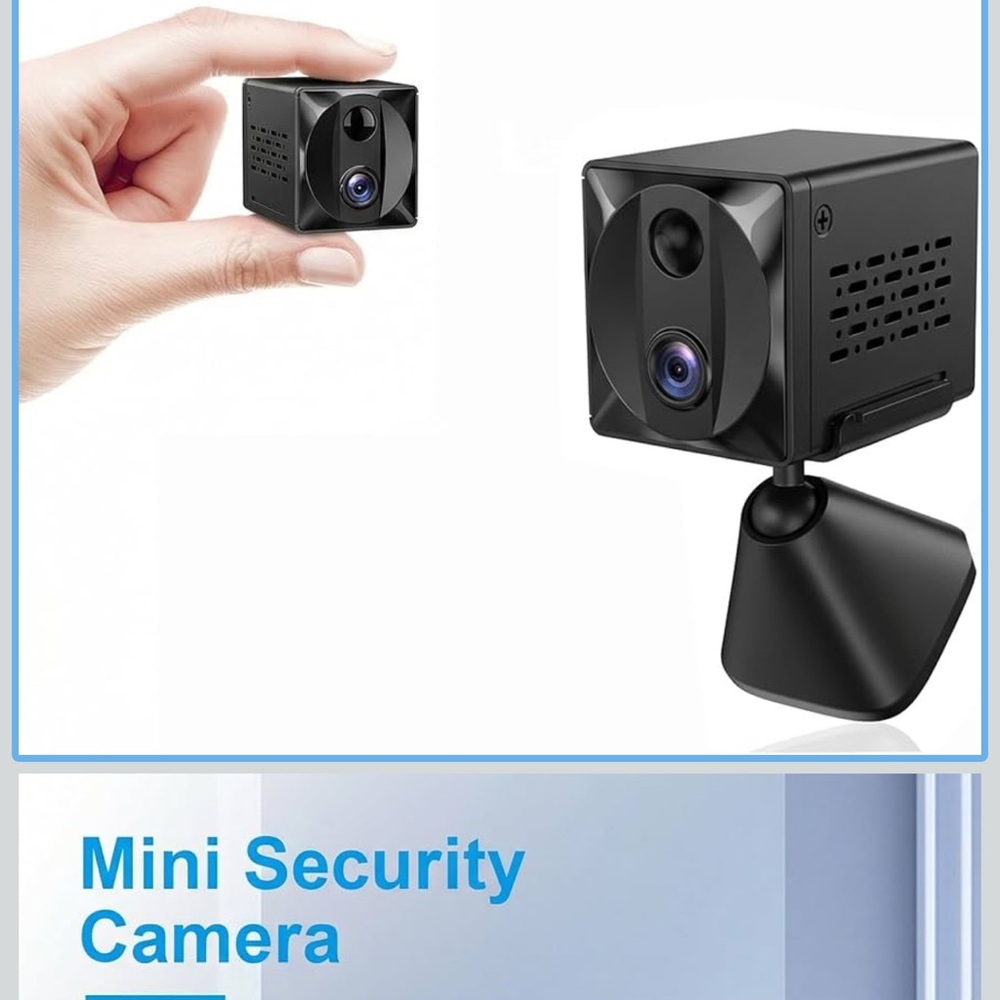 5G Mini Black Security Camera